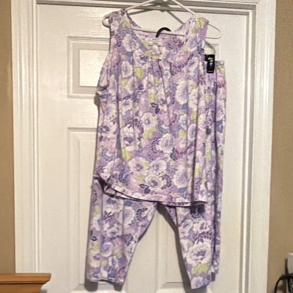 Midnight by Carole Hochman Other - Carole Hochman Heavenly Soft Sleepwear Floral Pajama Set Women's 1X PLUS SIZE